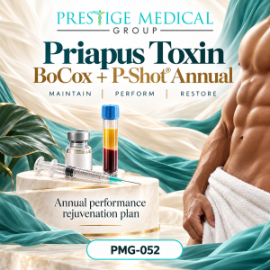 Priapus Toxin BoCox + P-Shot® Annual